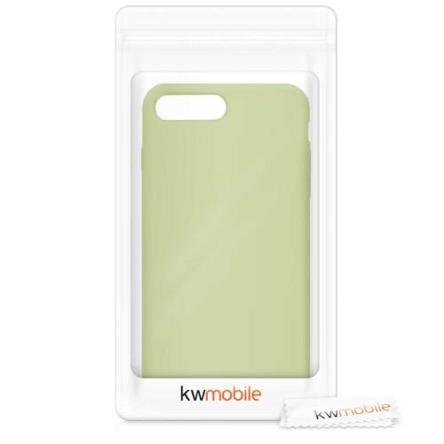 Husa pentru Apple iPhone 8 Plus/iPhone 7 Plus, Silicon, Verde, 40842.137 fotografia produsului View 7 L