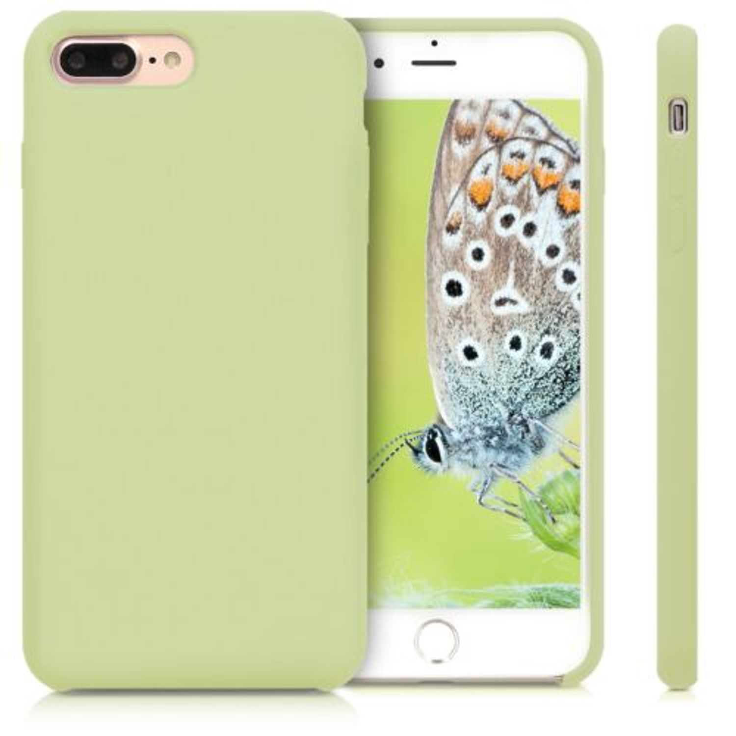 Husa pentru Apple iPhone 8 Plus/iPhone 7 Plus, Silicon, Verde, 40842.137 fotografia produsului View 2 L