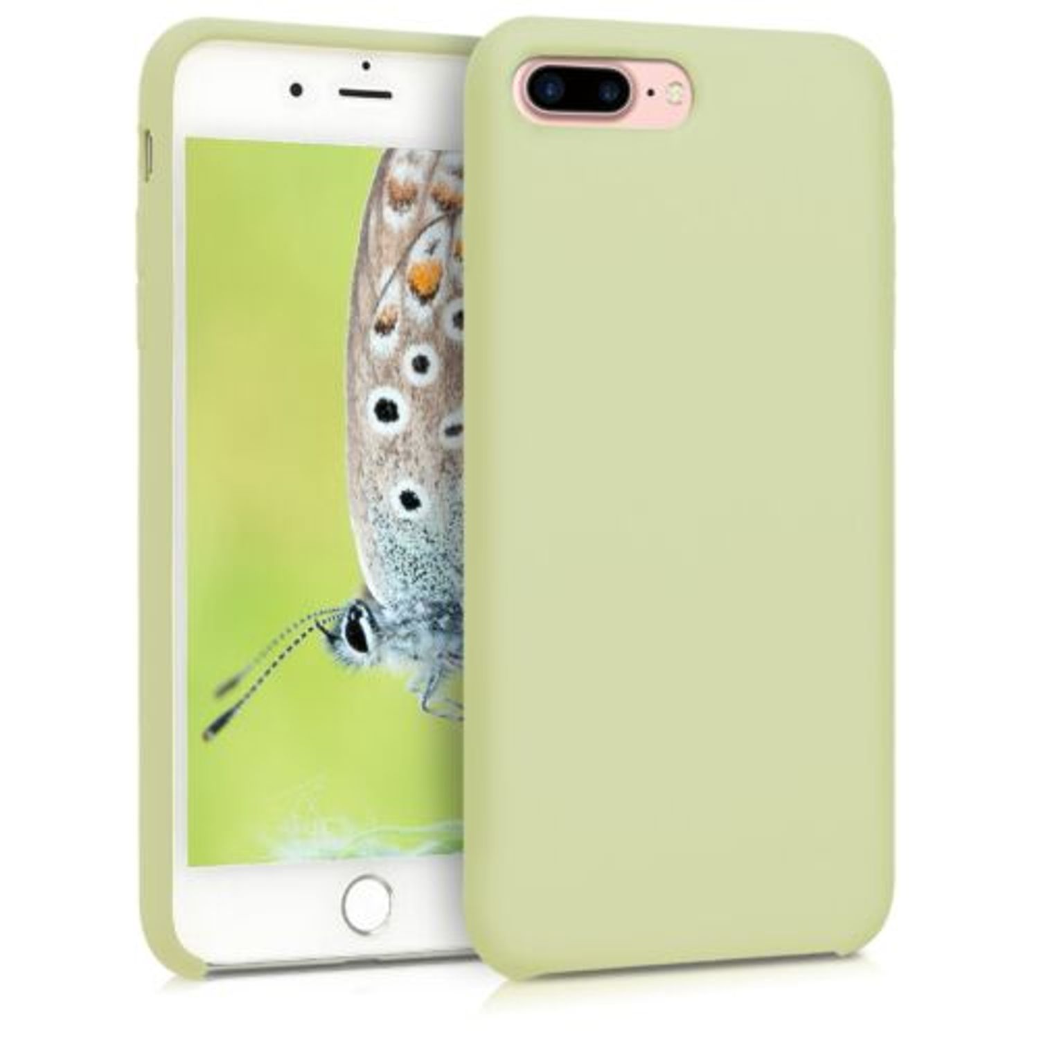 Husa pentru Apple iPhone 8 Plus/iPhone 7 Plus, Silicon, Verde, 40842.137 fotografia produsului