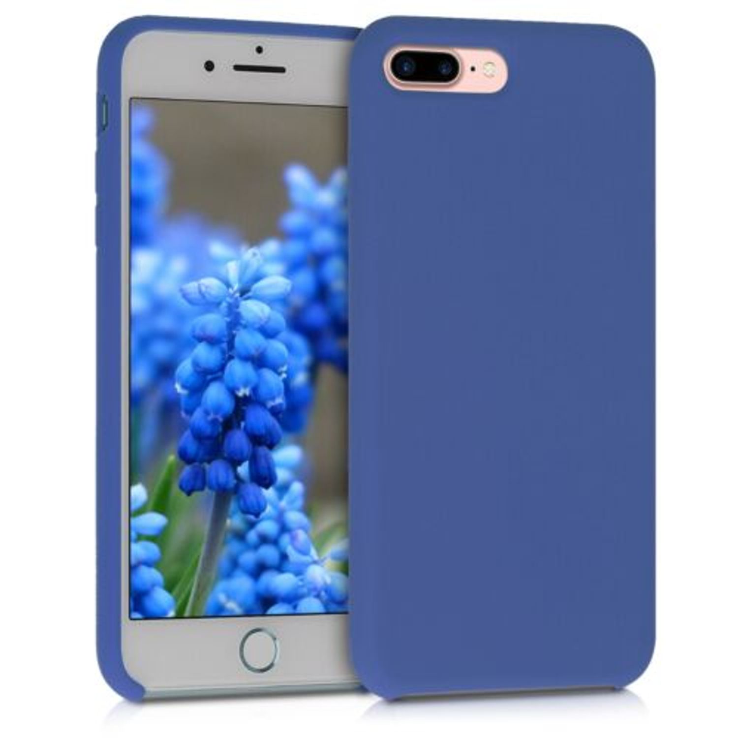 Husa pentru Apple iPhone 8 Plus/iPhone 7 Plus, Silicon, Albastru, 40842.145 fotografia produsului
