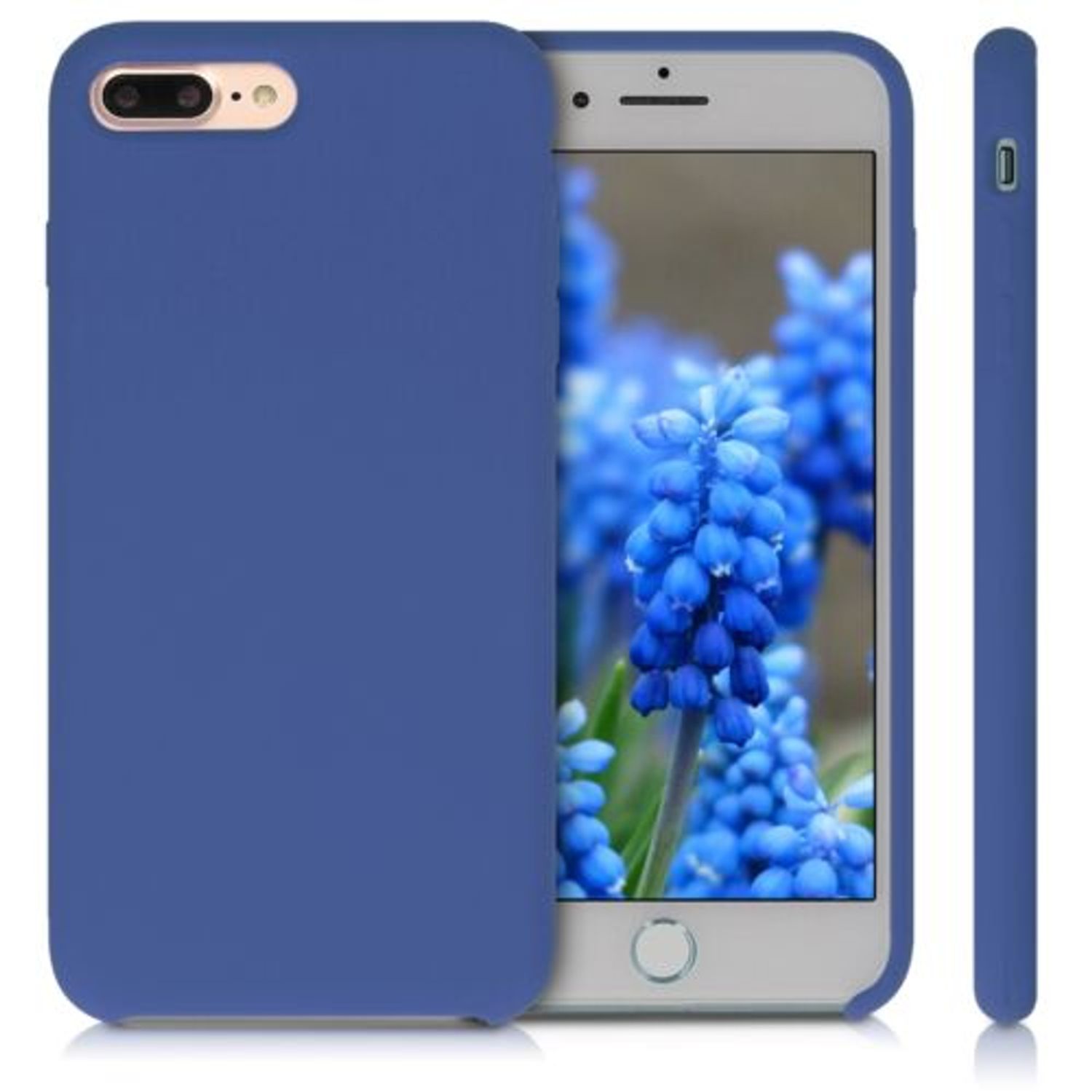 Husa pentru Apple iPhone 8 Plus/iPhone 7 Plus, Silicon, Albastru, 40842.145 fotografia produsului View 2 L
