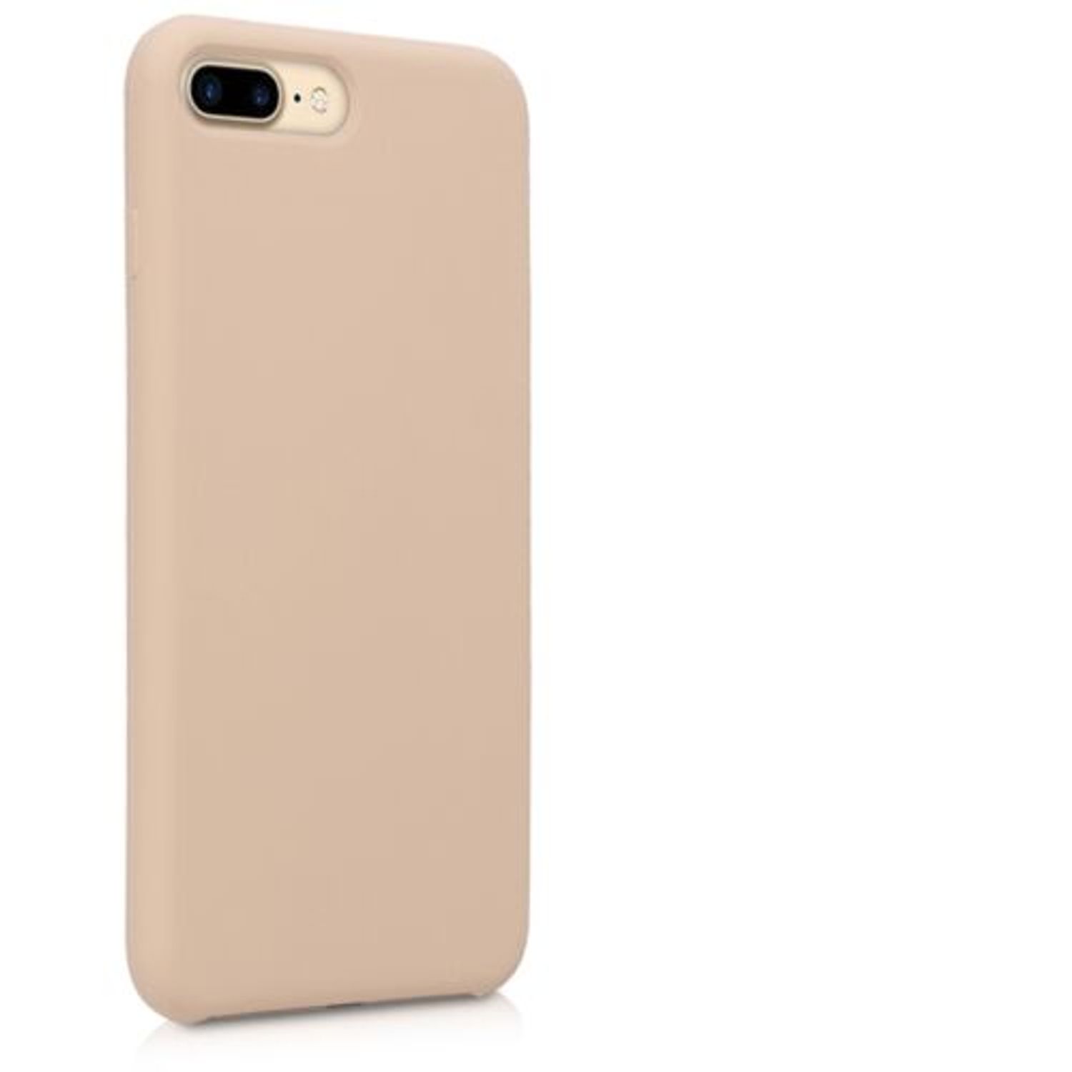 Husa pentru Apple iPhone 8 Plus/iPhone 7 Plus, Silicon, Bej, 40842.154 fotografia produsului View 8 L