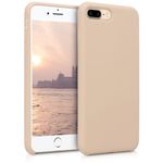 Husa pentru Apple iPhone 8 Plus/iPhone 7 Plus, Silicon, Bej, 40842.154 fotografia produsului