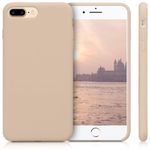 Husa pentru Apple iPhone 8 Plus/iPhone 7 Plus, Silicon, Bej, 40842.154 fotografia produsului View 2 S