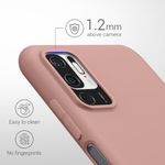 Husa Kwmobile pentru Xiaomi Redmi Note 10 5G, Silicon, Roz, 54947.193 fotografia produsului View 3 S