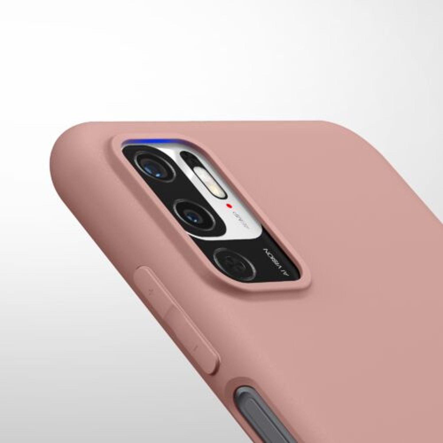 Husa Kwmobile pentru Xiaomi Redmi Note 10 5G, Silicon, Roz, 54947.193 fotografia produsului View 8 L