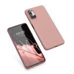 Husa Kwmobile pentru Xiaomi Redmi Note 10 5G, Silicon, Roz, 54947.193 fotografia produsului