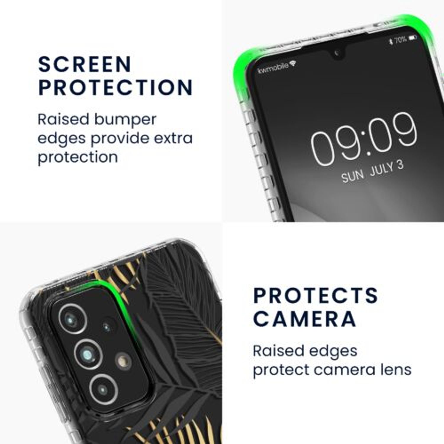 Husa Kwmobile pentru Samsung Galaxy A33 5G, Silicon, Multicolor, 58367.01 fotografia produsului View 6 L