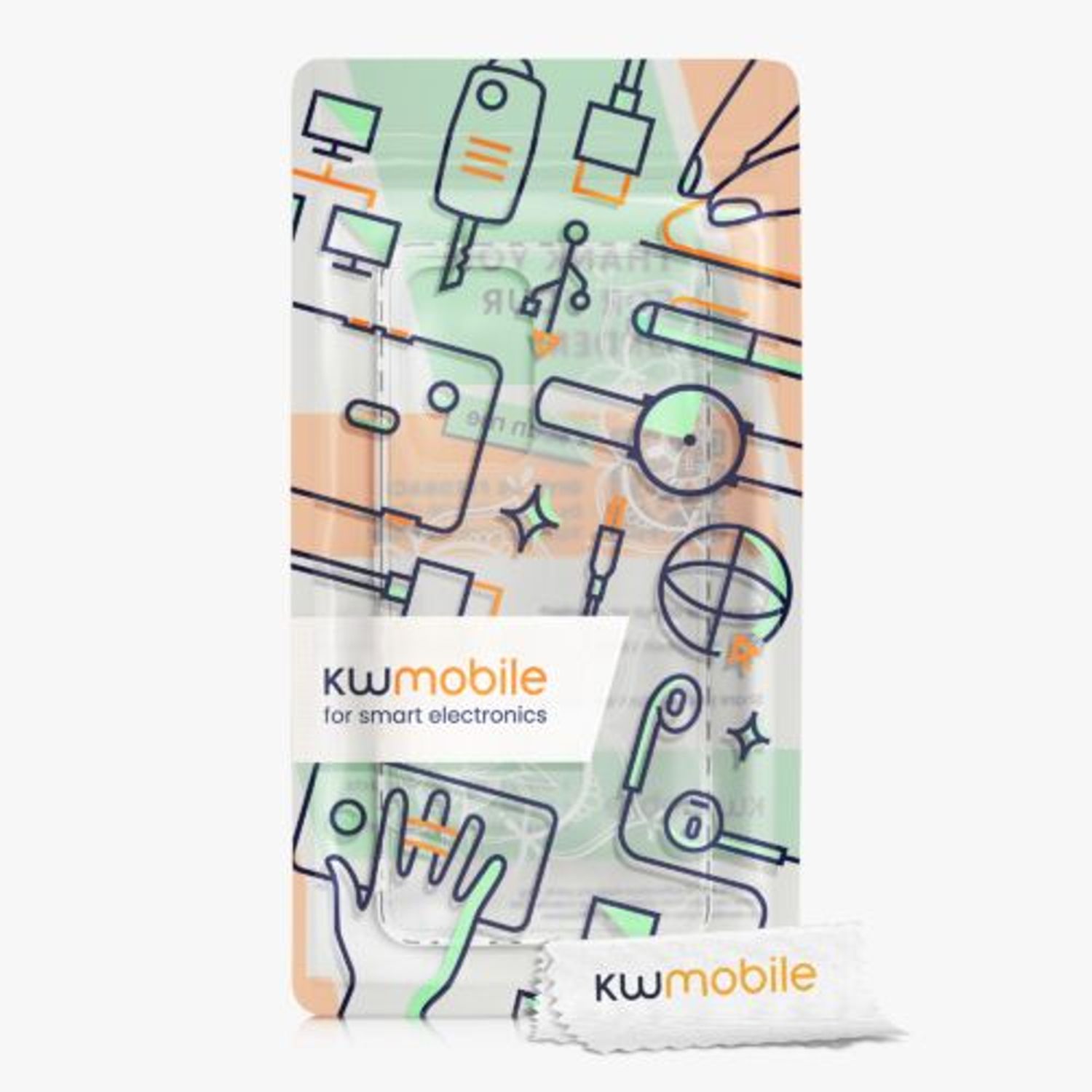 Husa Kwmobile pentru Samsung Galaxy A53 5G, Silicon, Transparent/Argintiu, 58368.03 fotografia produsului View 8 L