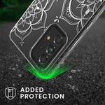 Husa Kwmobile pentru Samsung Galaxy A53 5G, Silicon, Transparent/Argintiu, 58368.03 fotografia produsului View 6 S