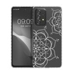 Husa Kwmobile pentru Samsung Galaxy A53 5G, Silicon, Transparent/Argintiu, 58368.03 fotografia produsului
