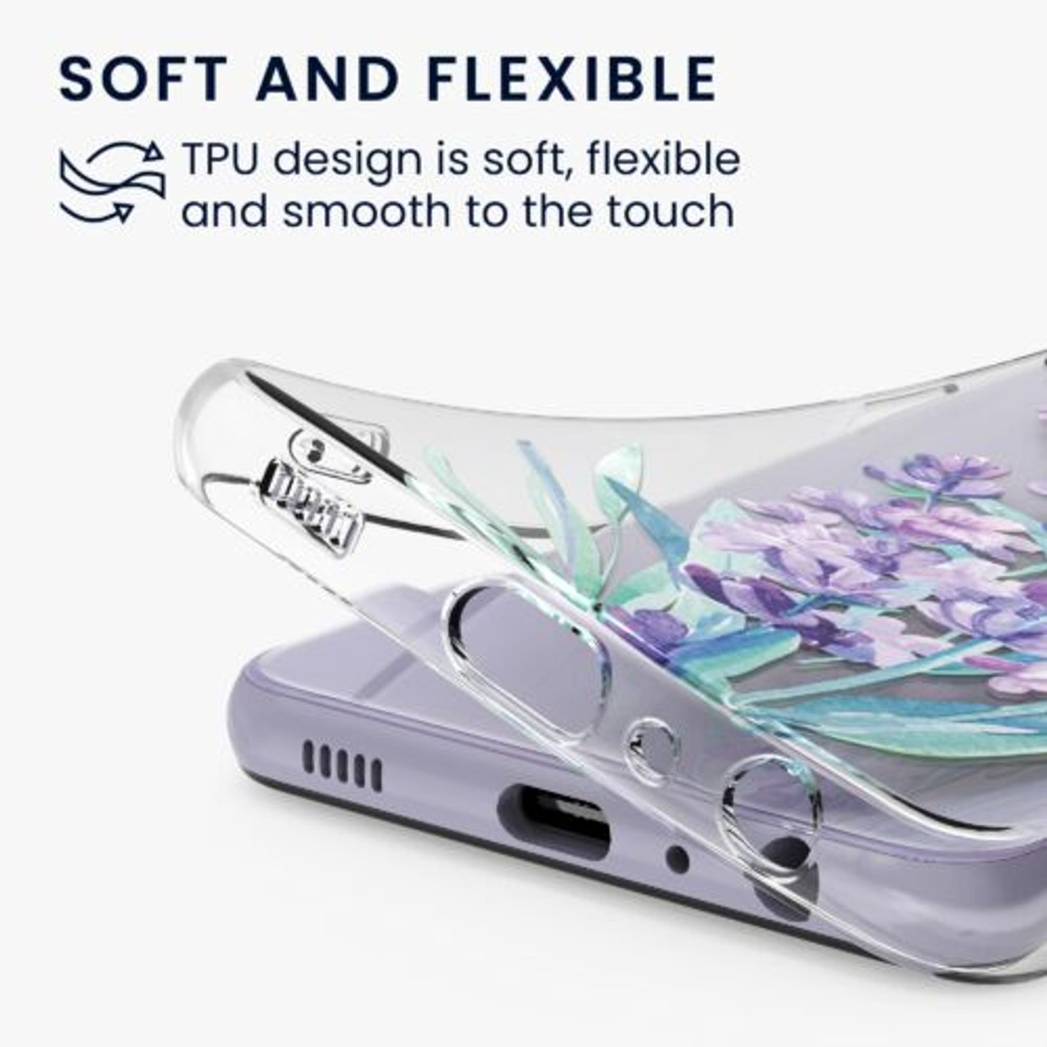 Husa Kwmobile pentru Samsung Galaxy A32 5G, Silicon, Multicolor, 54331.05 fotografia produsului View 3 L