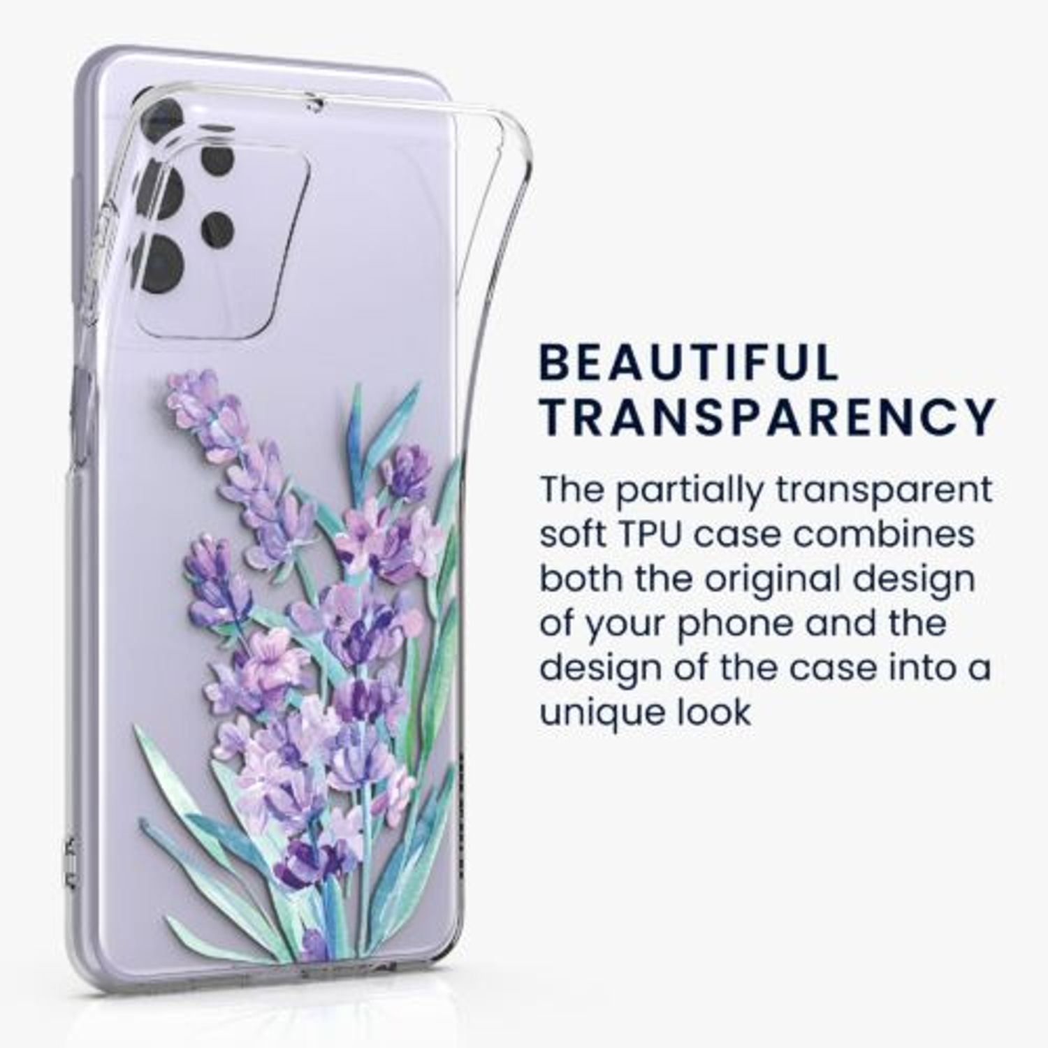 Husa Kwmobile pentru Samsung Galaxy A32 5G, Silicon, Multicolor, 54331.05 fotografia produsului View 2 L