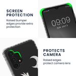 Husa Kwmobile pentru Samsung Galaxy A13, Silicon, Transparent/Argintiu, 58366.01 fotografia produsului View 6 S