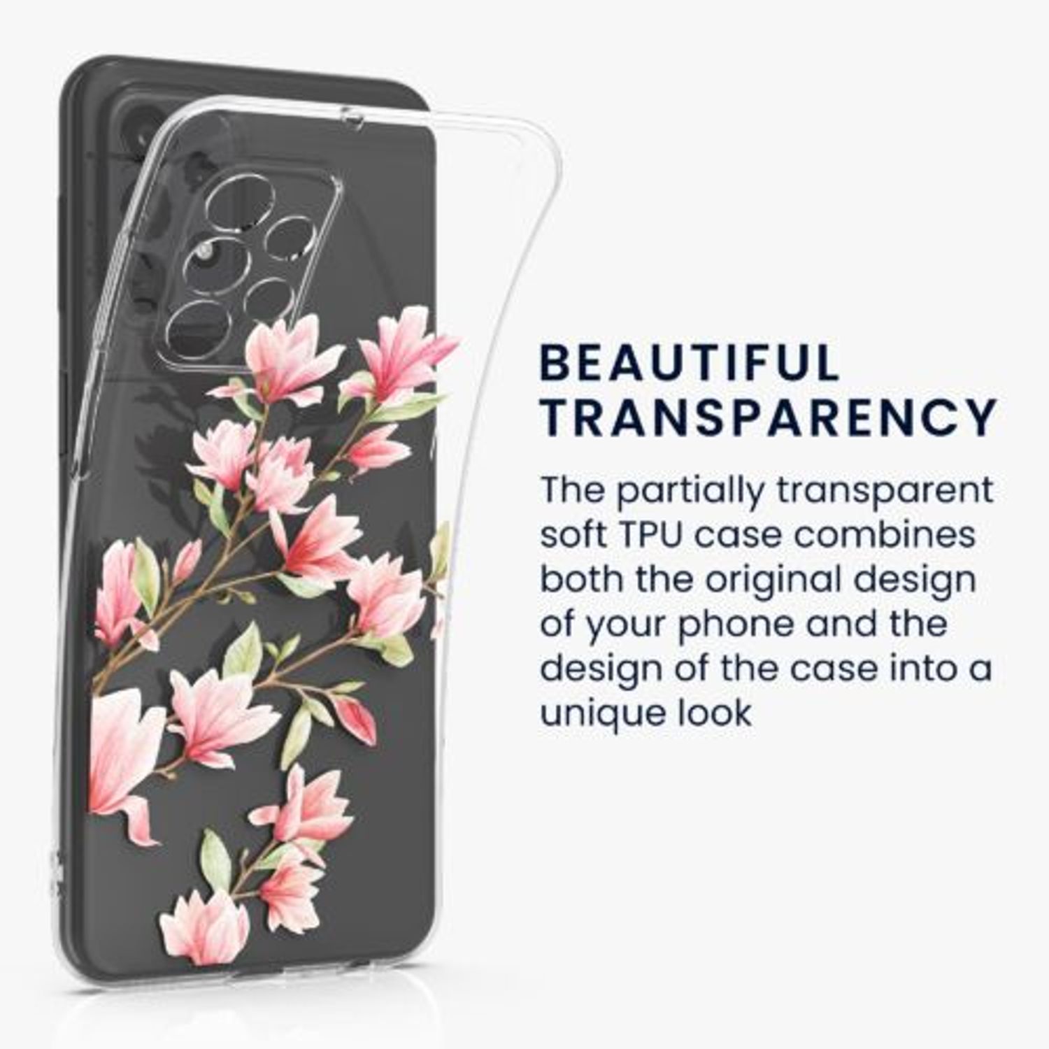 Husa Kwmobile pentru Samsung Galaxy A23, Silicon, Multicolor, 58382.01 fotografia produsului View 2 L