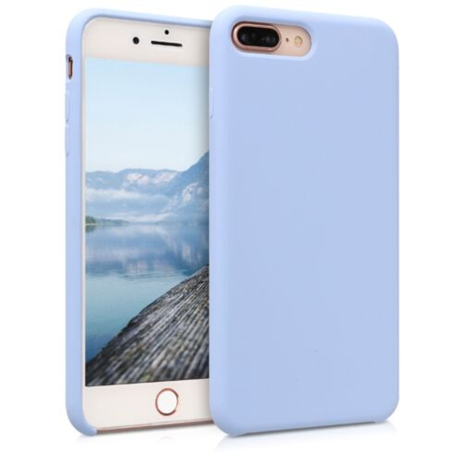 Husa pentru Apple iPhone 8 Plus/iPhone 7 Plus, Silicon, Albastru, 40842.58 fotografia produsului
