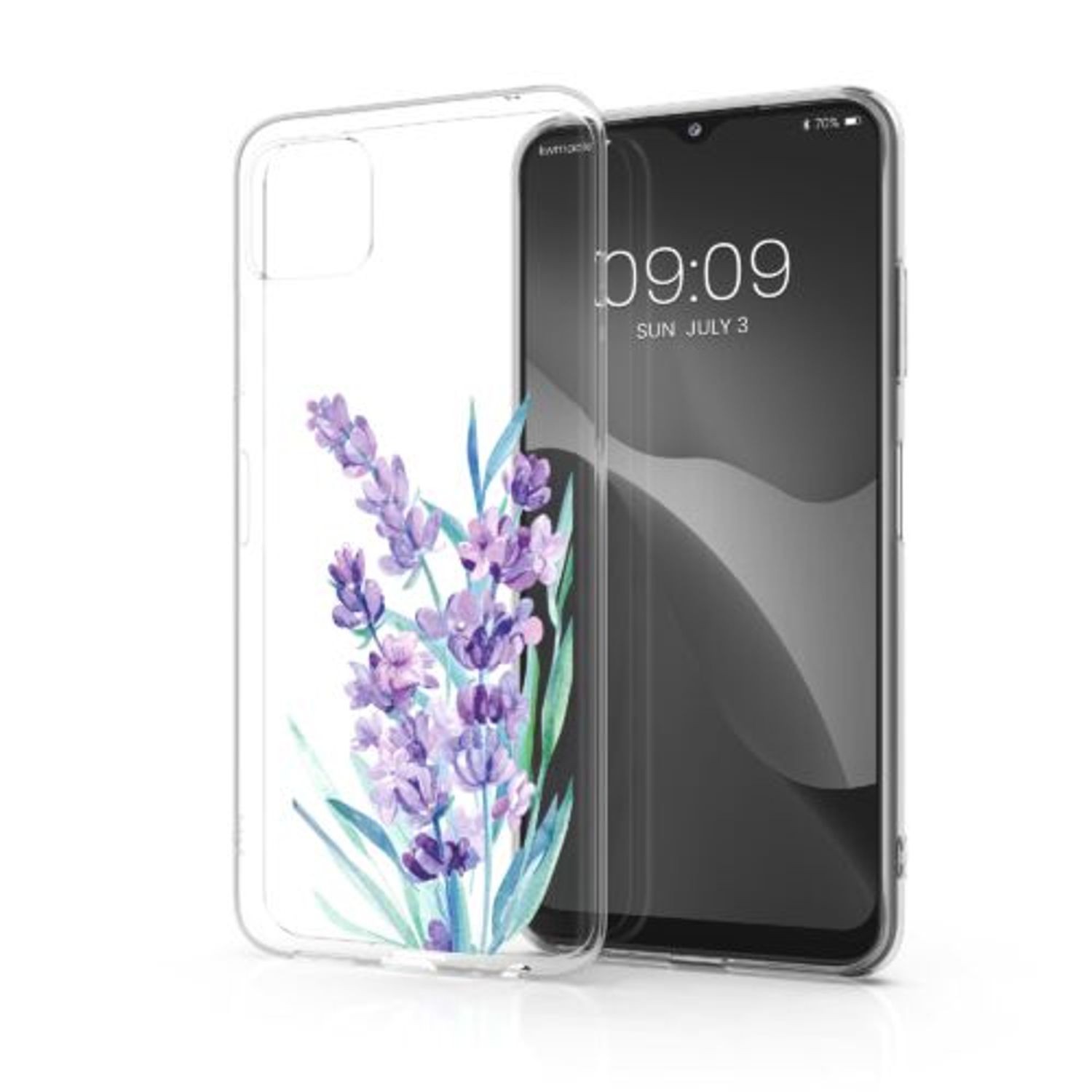 Husa Kwmobile pentru Samsung Galaxy A22 5G, Silicon, Multicolor, 55369.02 fotografia produsului