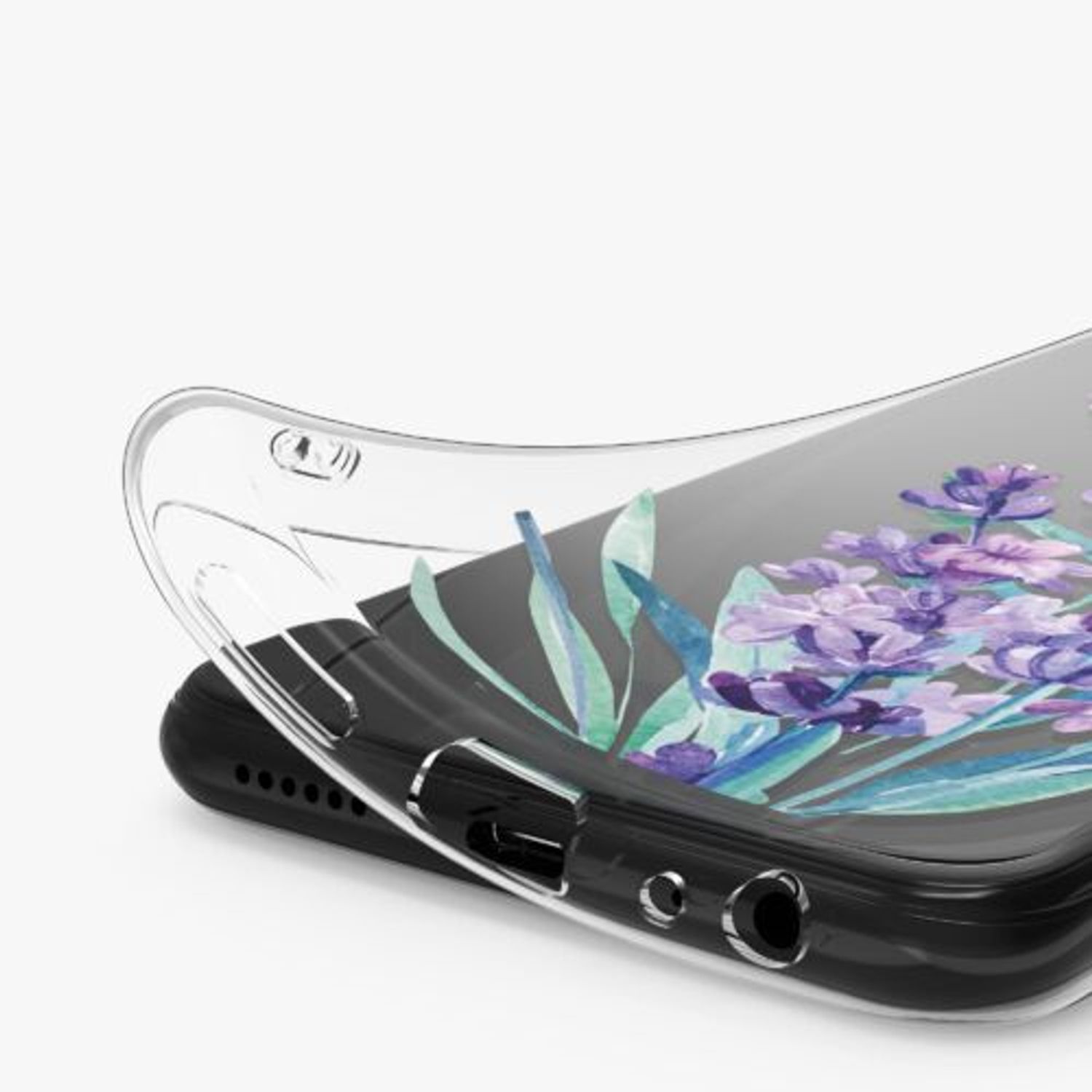 Husa Kwmobile pentru Samsung Galaxy A22 5G, Silicon, Multicolor, 55369.02 fotografia produsului View 7 L