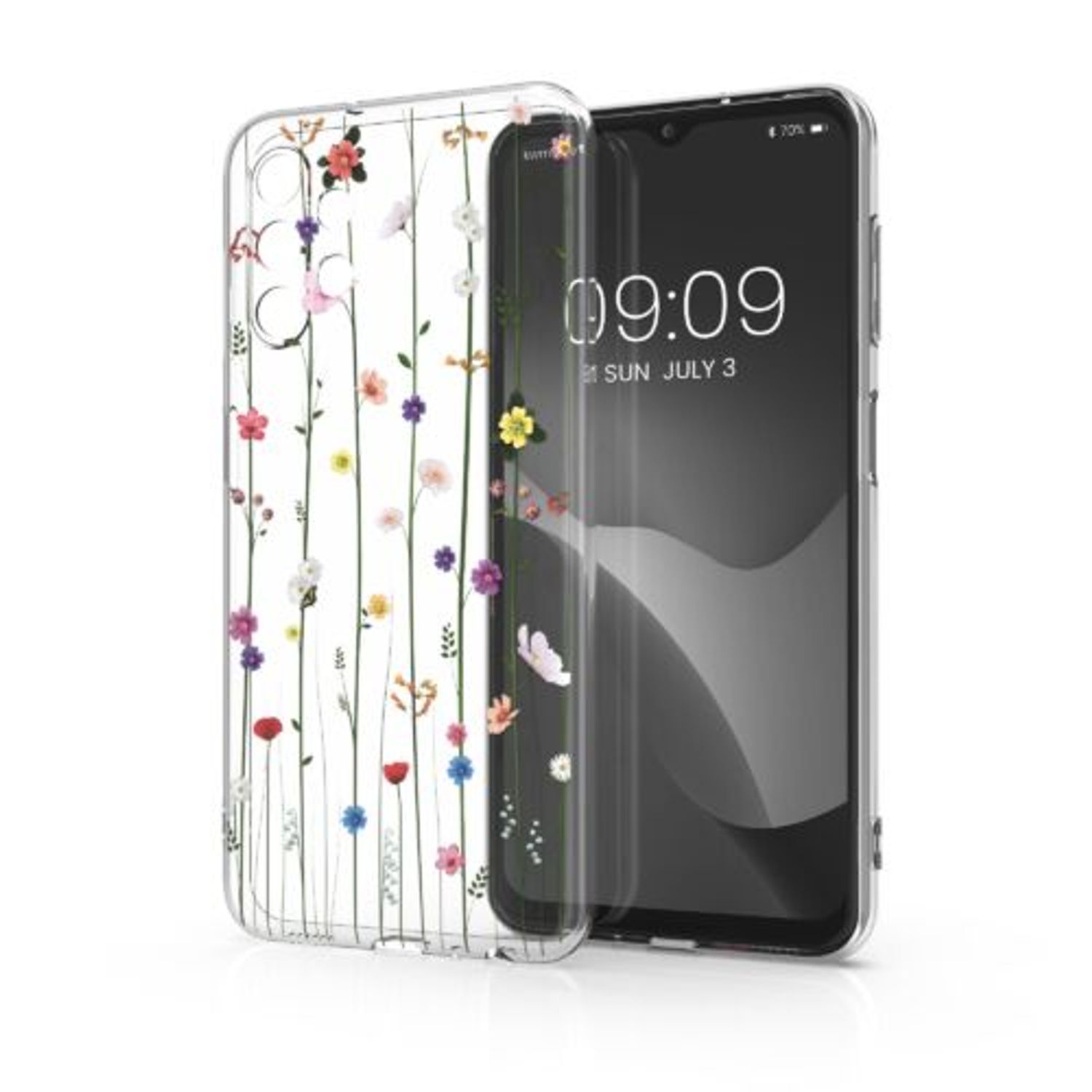 Husa Kwmobile pentru Samsung Galaxy A13, Silicon, Multicolor, 58381.03 fotografia produsului