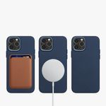 Husa Kwmobile pentru Apple iPhone 12/iPhone 12 Pro, Silicon, Albastru, 58391.17 fotografia produsului View 10 S