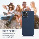 Husa Kwmobile pentru Apple iPhone 12/iPhone 12 Pro, Silicon, Albastru, 58391.17 fotografia produsului View 6 S
