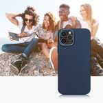 Husa Kwmobile pentru Apple iPhone 12/iPhone 12 Pro, Silicon, Albastru, 58391.17 fotografia produsului View 11 S