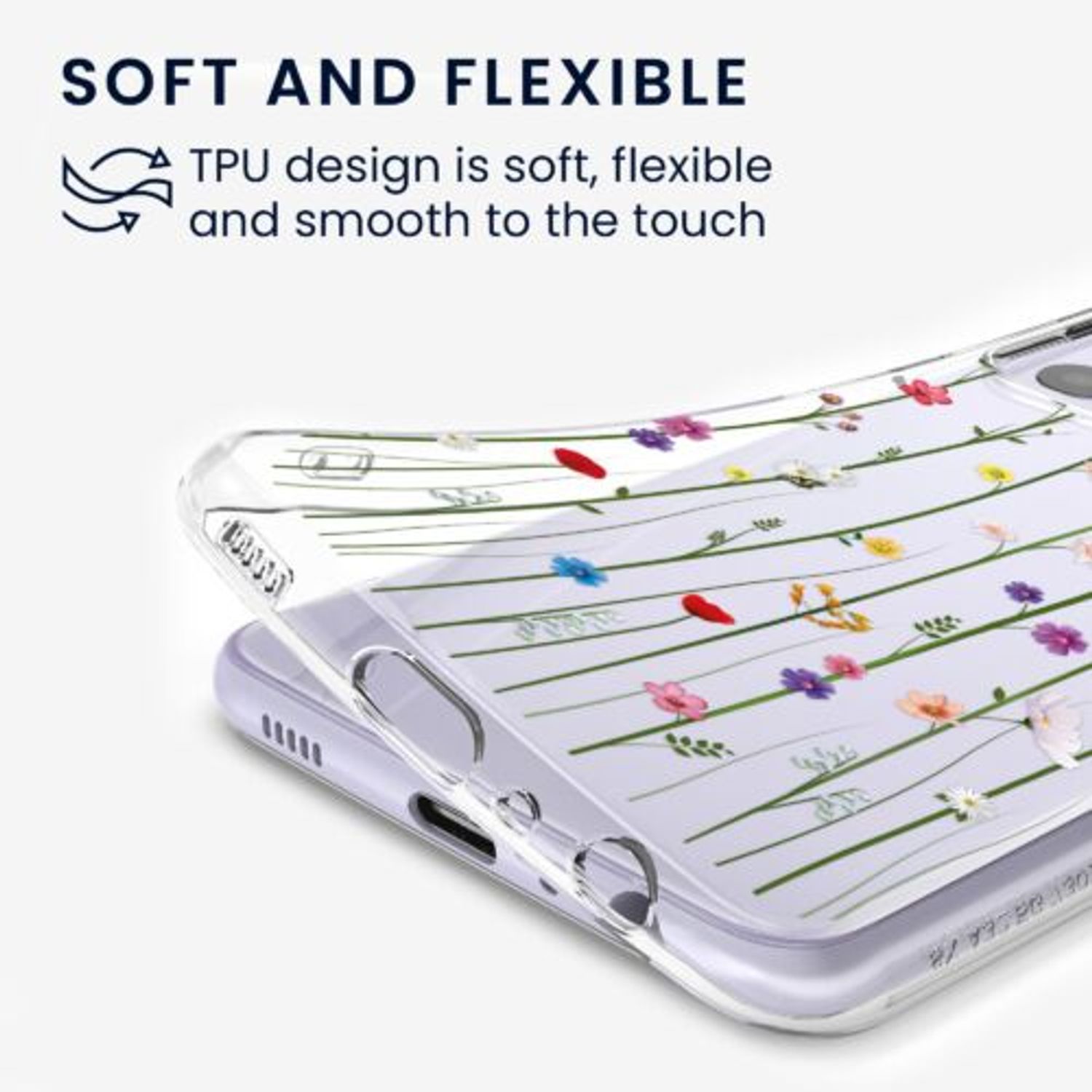 Husa Kwmobile pentru Samsung Galaxy A32 5G, Silicon, Multicolor, 54331.06 fotografia produsului View 3 L