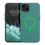 Husa Kwmobile pentru Apple iPhone 13, Silicon, Verde, 58247.142 fotografia produsului