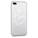Husa pentru Apple iPhone 8 Plus/iPhone 7 Plus, Silicon, Alb, 45352.01 fotografia produsului View 8 S