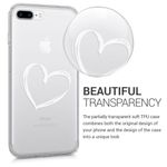 Husa pentru Apple iPhone 8 Plus/iPhone 7 Plus, Silicon, Alb, 45352.01 fotografia produsului View 4 S