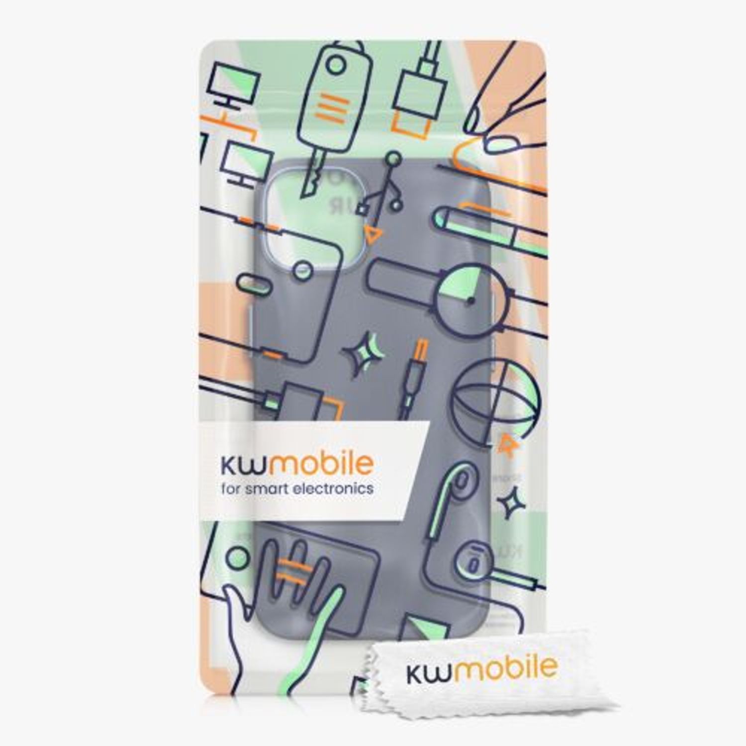 Husa Kwmobile pentru Apple iPhone 13, Silicon, Albastru, 58247.17 fotografia produsului View 8 L