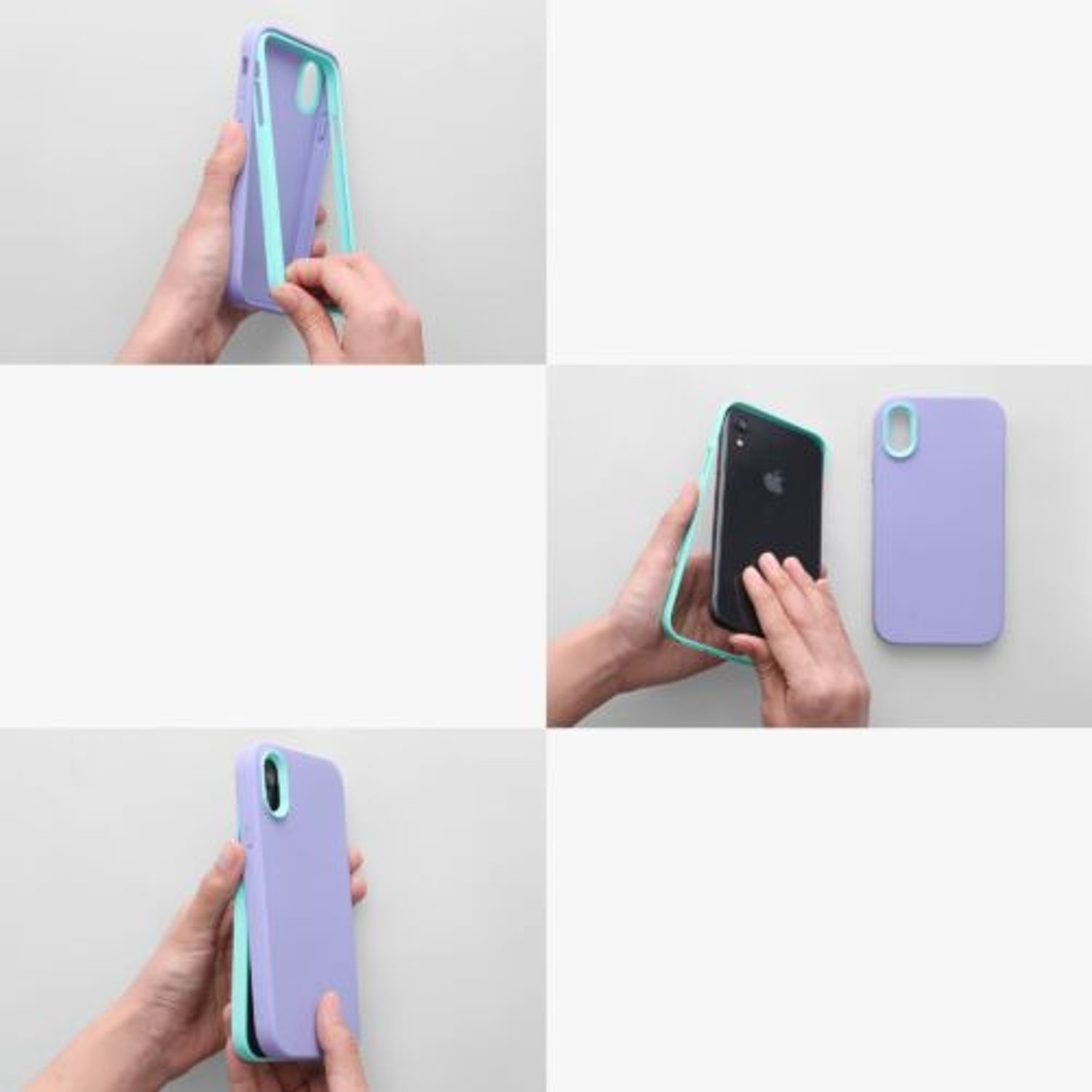 Husa Kwmobile pentru Apple iPhone 13, Silicon, Roz, 58333.77 fotografia produsului View 9 L