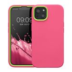 Husa Kwmobile pentru Apple iPhone 13, Silicon, Roz, 58333.77 fotografia produsului