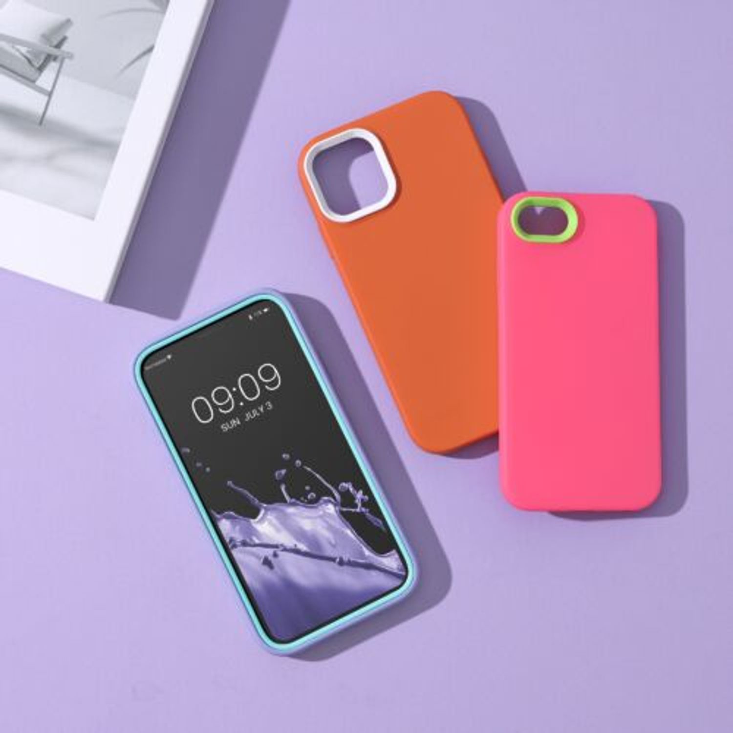 Husa Kwmobile pentru Apple iPhone 11, Silicon, Roz, 58386.77 fotografia produsului View 7 L