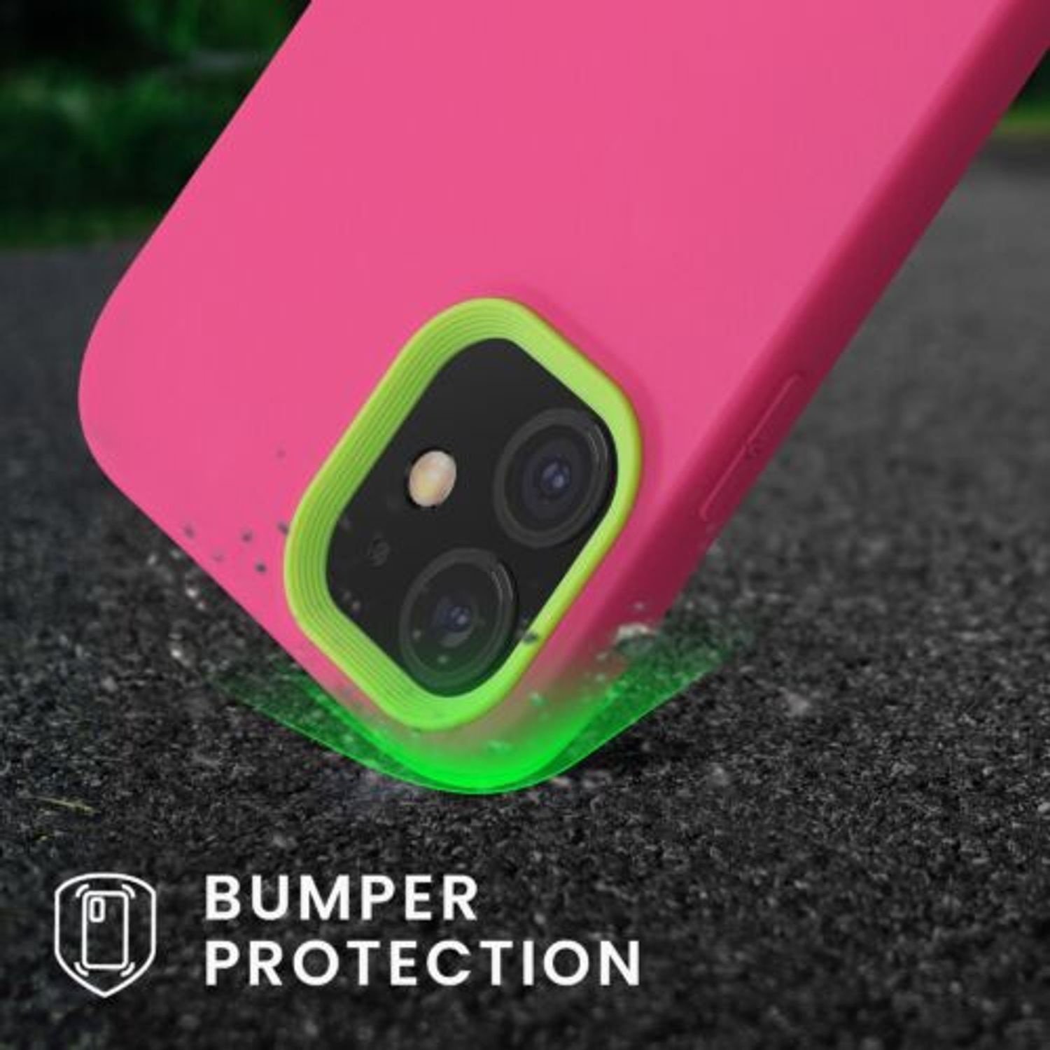 Husa Kwmobile pentru Apple iPhone 11, Silicon, Roz, 58386.77 fotografia produsului View 6 L