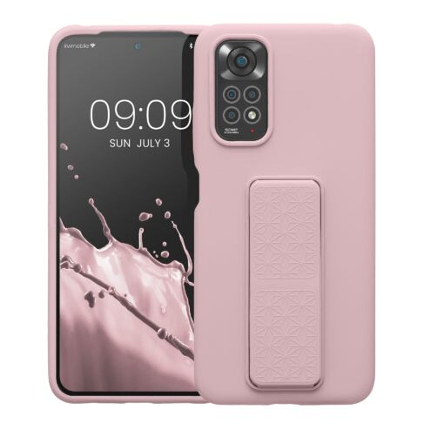 Husa Kwmobile pentru Xiaomi Redmi Note 11/Redmi Note 11s, Silicon, Roz, 58266.10 fotografia produsului