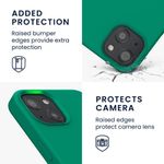 Husa Kwmobile pentru Apple iPhone 13, Silicon, Verde, 55878.142 fotografia produsului View 3 S