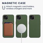 Husa Kwmobile pentru Apple iPhone 13, Silicon, Verde, 58247.169 fotografia produsului View 4 S