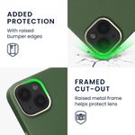 Husa Kwmobile pentru Apple iPhone 13, Silicon, Verde, 58247.169 fotografia produsului View 3 S