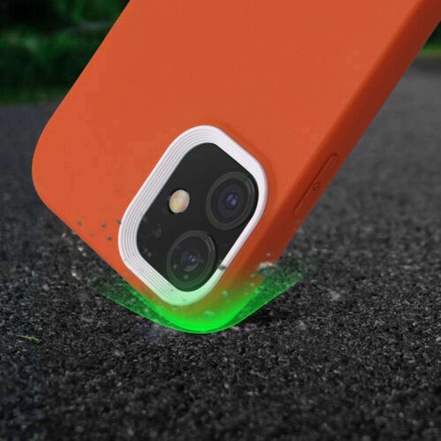 Husa Kwmobile pentru Apple iPhone 11, Silicon, Portocaliu, 58386.29 fotografia produsului View 10 L