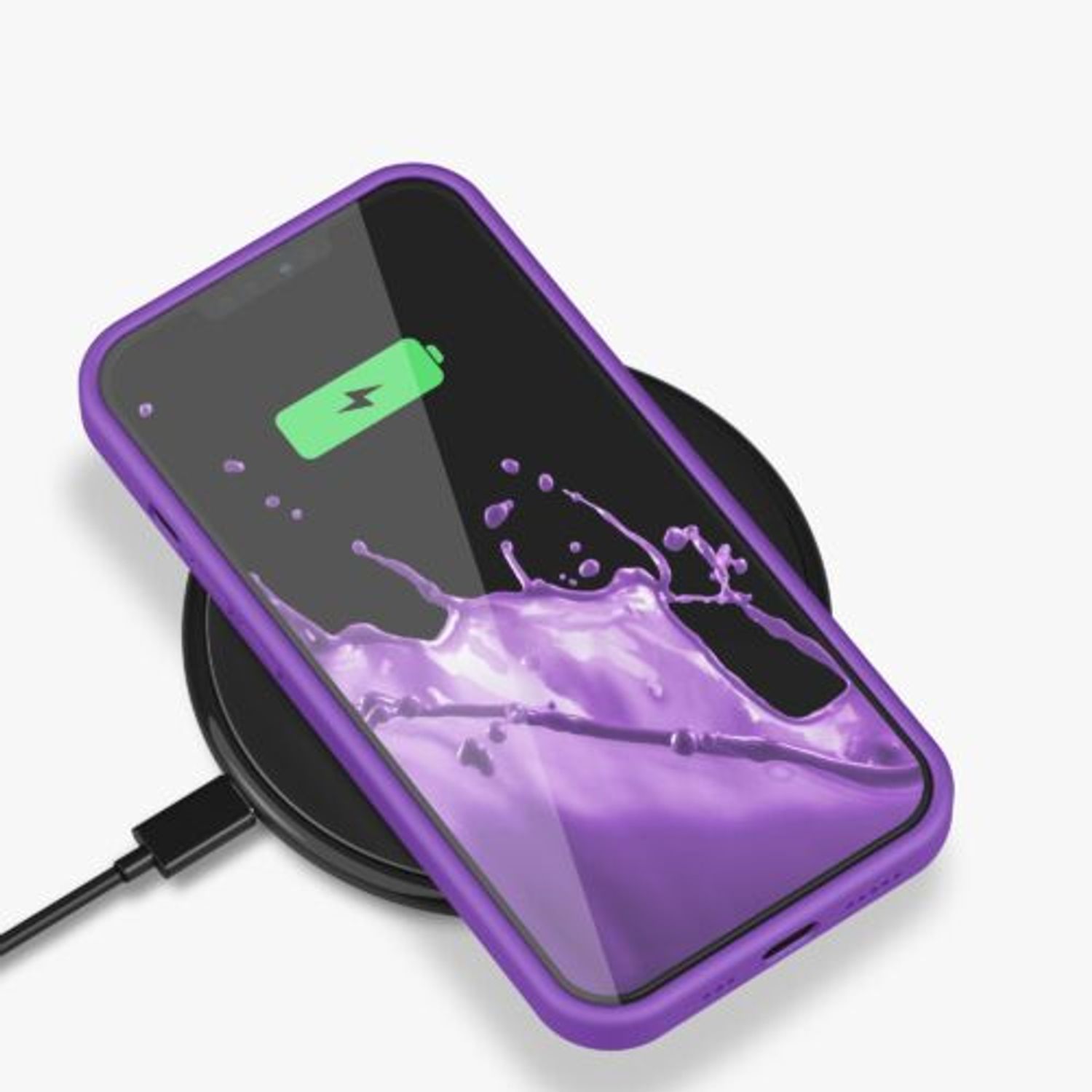 Husa Kwmobile pentru Apple iPhone 13 Pro, Silicon, Mov, 55880.221 fotografia produsului View 10 L