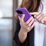 Husa Kwmobile pentru Apple iPhone 13 Pro, Silicon, Mov, 55880.221 fotografia produsului View 9 S
