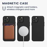 Husa Kwmobile pentru Apple iPhone 12/iPhone 12 Pro, Silicon, Negru, 58391.01 fotografia produsului View 4 S
