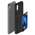 Husa pentru iPhone X/iPhone XS, Silicon, Negru, 55119.01 fotografia produsului View 7 S