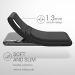 Husa pentru iPhone X/iPhone XS, Silicon, Negru, 55119.01 fotografia produsului View 3 S