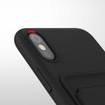 Husa pentru iPhone X/iPhone XS, Silicon, Negru, 55119.01 fotografia produsului View 9 S