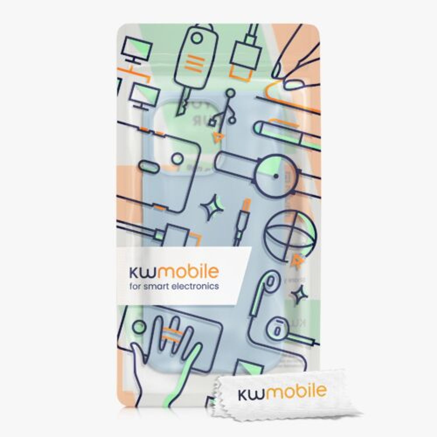 Husa Kwmobile pentru Apple iPhone 13 Pro, Silicon, Verde, 55880.206 fotografia produsului View 7 L