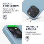 Husa Kwmobile pentru Apple iPhone 13 Pro, Silicon, Verde, 55880.206 fotografia produsului View 3 S