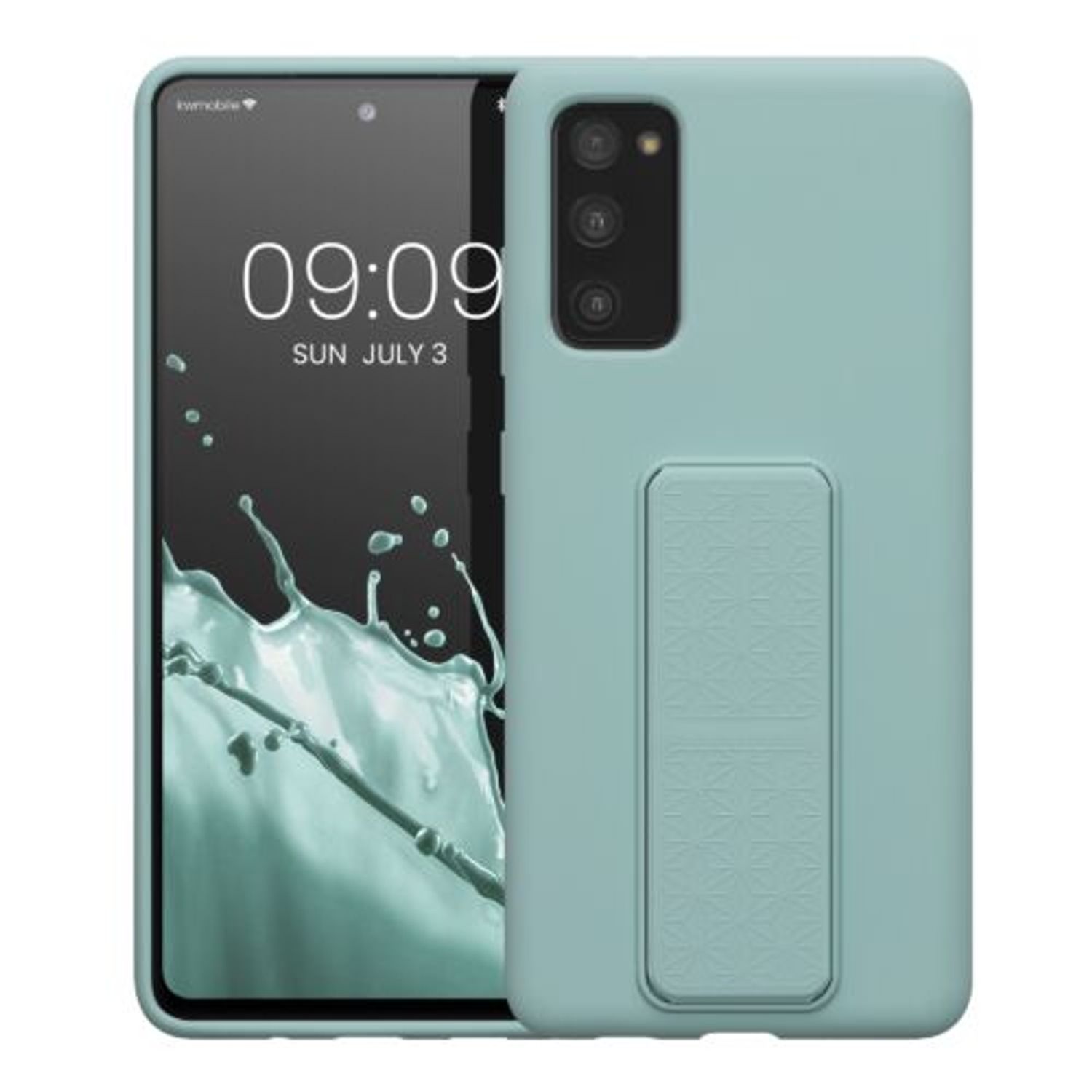 Husa Kwmobile pentru Samsung Galaxy S20 FE, Silicon, Verde, 58426.71 fotografia produsului