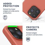 Husa Kwmobile pentru Apple iPhone 13 Pro, Silicon, Coral, 55880.215 fotografia produsului View 3 S